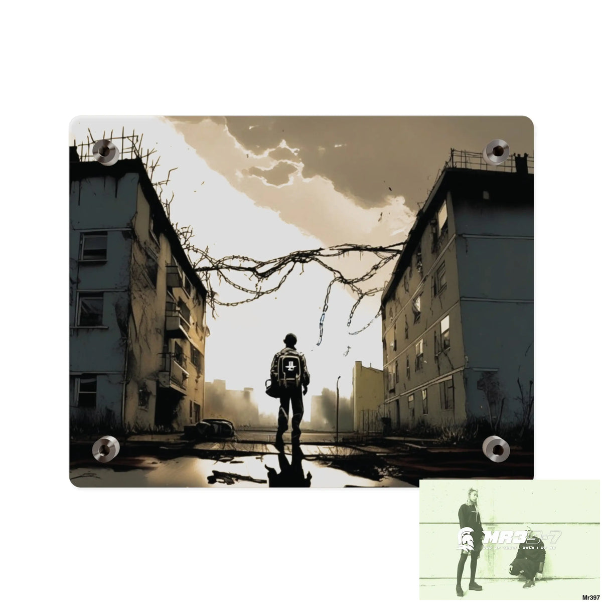 Arrival no 4 Death Flat 2628 days Covert Failures Ltd Edition no 22 Acrylic Wall Art Panels Home Decor