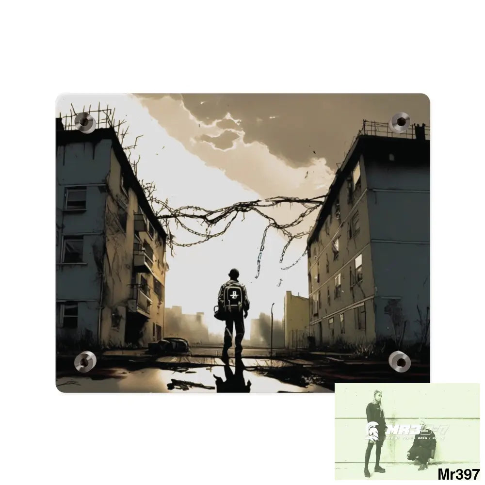 Arrival no 4 Death Flat 2628 days Covert Failures Ltd Edition no 22 Acrylic Wall Art Panels Home Decor