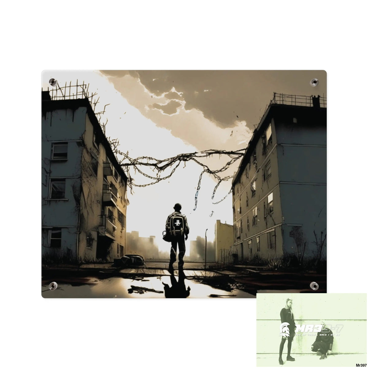 Arrival no 4 Death Flat 2628 days Covert Failures Ltd Edition no 22 Acrylic Wall Art Panels Home Decor