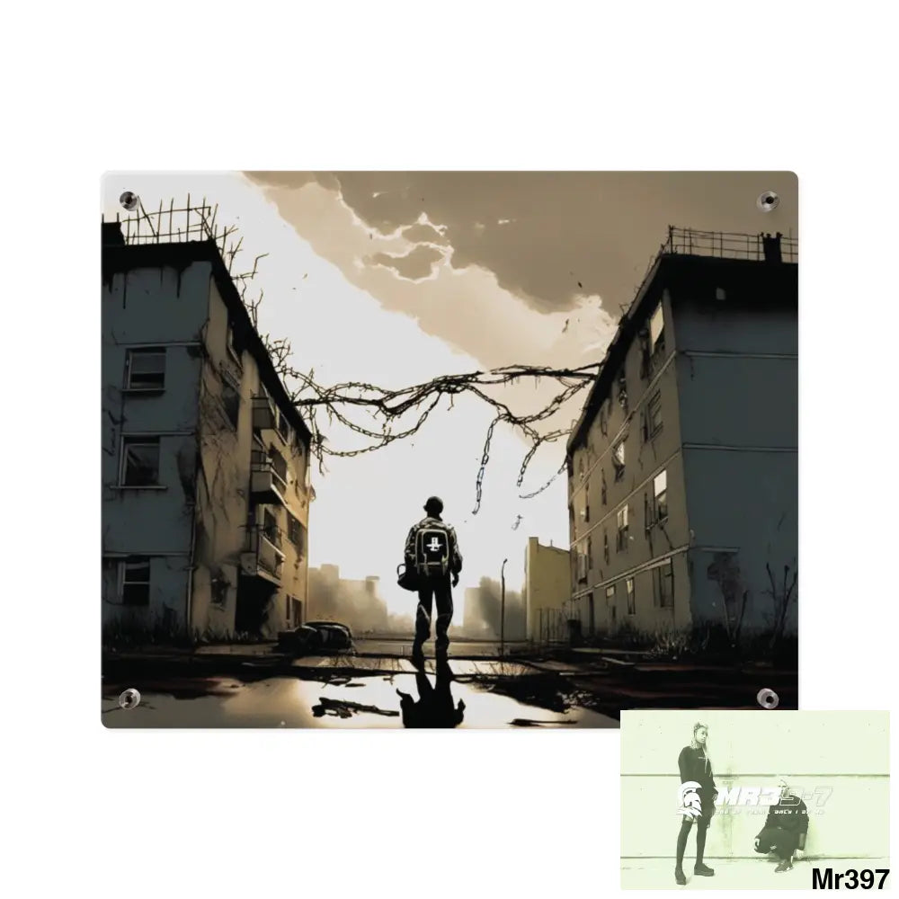 Arrival no 4 Death Flat 2628 days Covert Failures Ltd Edition no 22 Acrylic Wall Art Panels Home Decor