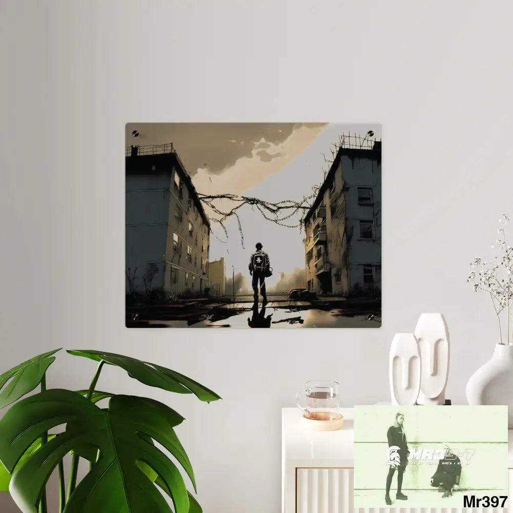 Arrival no 4 Death Flat 2628 days Covert Failures Ltd Edition no 22 Acrylic Wall Art Panels Home Decor