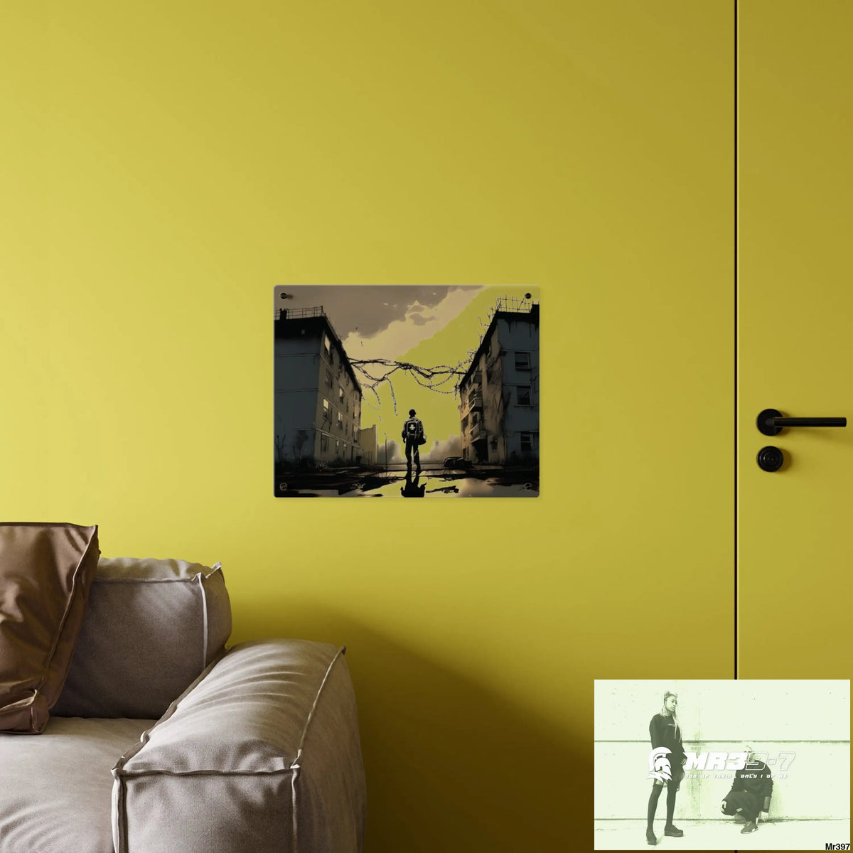 Arrival no 4 Death Flat 2628 days Covert Failures Ltd Edition no 22 Acrylic Wall Art Panels Home Decor