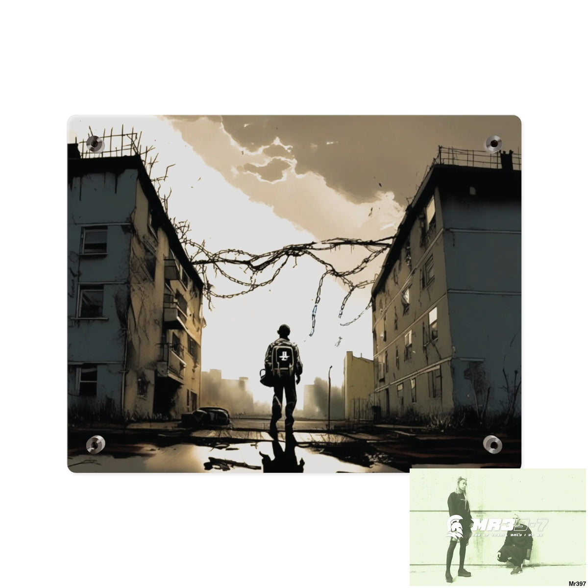 Arrival no 4 Death Flat 2628 days Covert Failures Ltd Edition no 22 Acrylic Wall Art Panels Home Decor