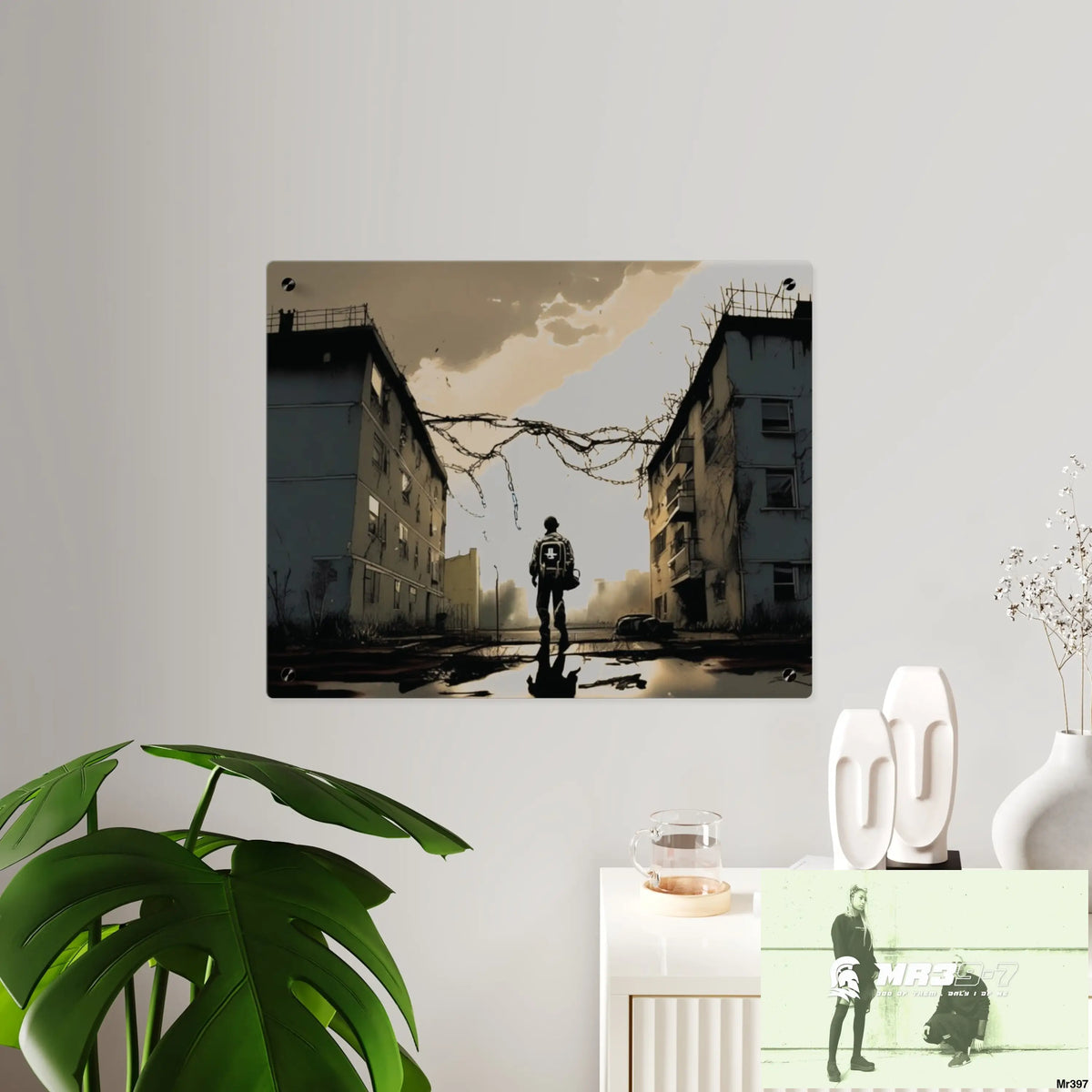 Arrival no 4 Death Flat 2628 days Covert Failures Ltd Edition no 22 Acrylic Wall Art Panels Home Decor