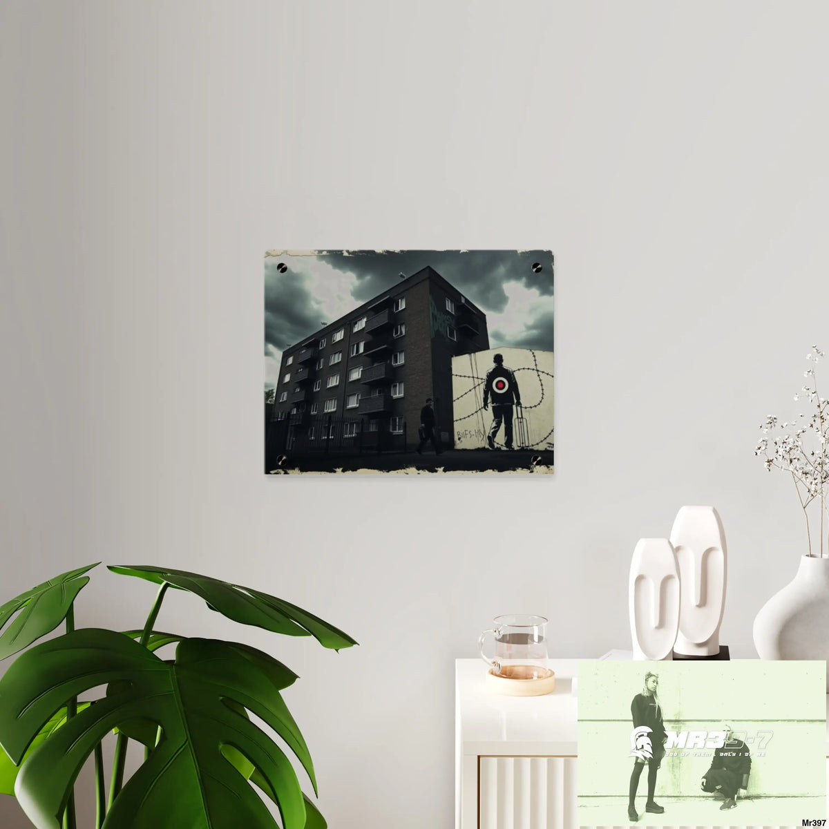 Arrival no2 Death Flat 2628 days Covert Failures Ltd Edition no 22 Acrylic Wall Art Panels Home Decor