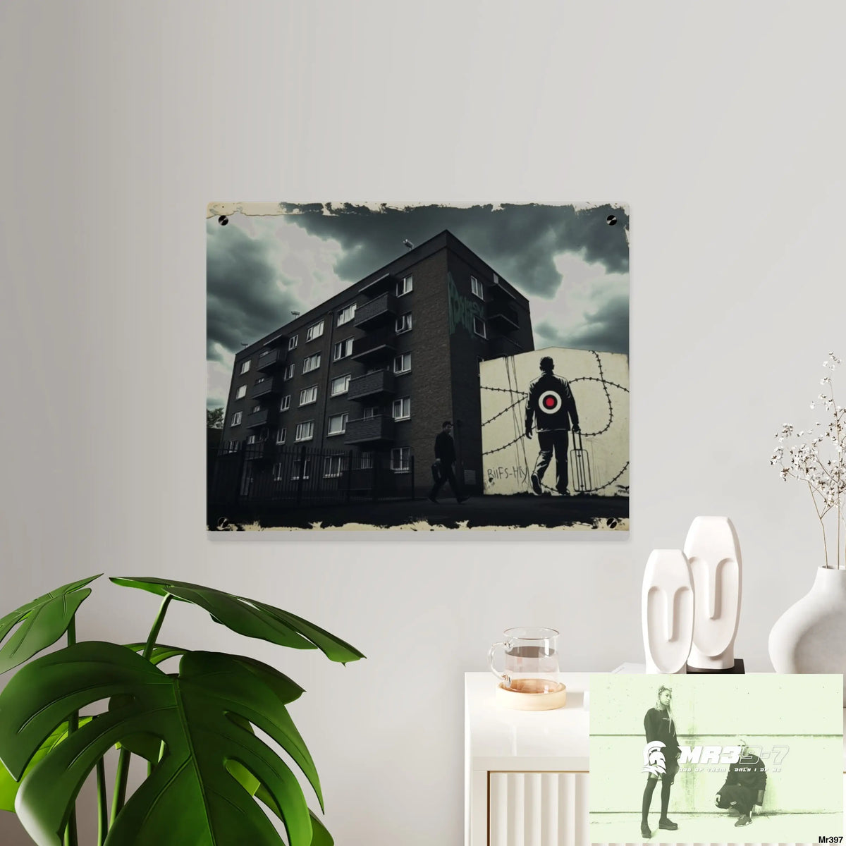 Arrival no2 Death Flat 2628 days Covert Failures Ltd Edition no 22 Acrylic Wall Art Panels Home Decor