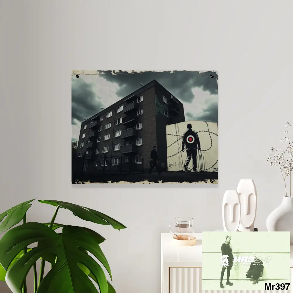 Arrival no2 Death Flat 2628 days Covert Failures Ltd Edition no 22 Acrylic Wall Art Panels Home Decor