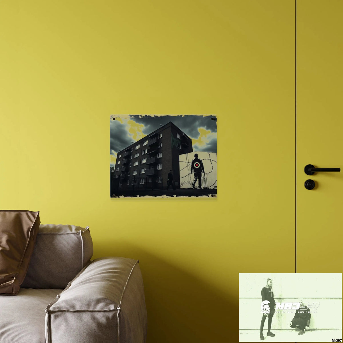 Arrival no2 Death Flat 2628 days Covert Failures Ltd Edition no 22 Acrylic Wall Art Panels Home Decor