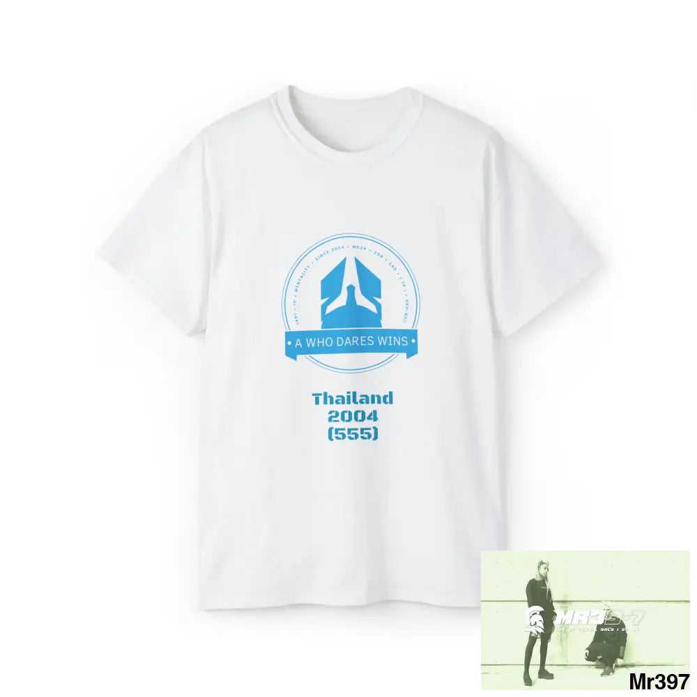 AWDW Vigilante Thailand 555 Unisex Ultra Cotton Tee Ltd Edition White / S T-Shirt