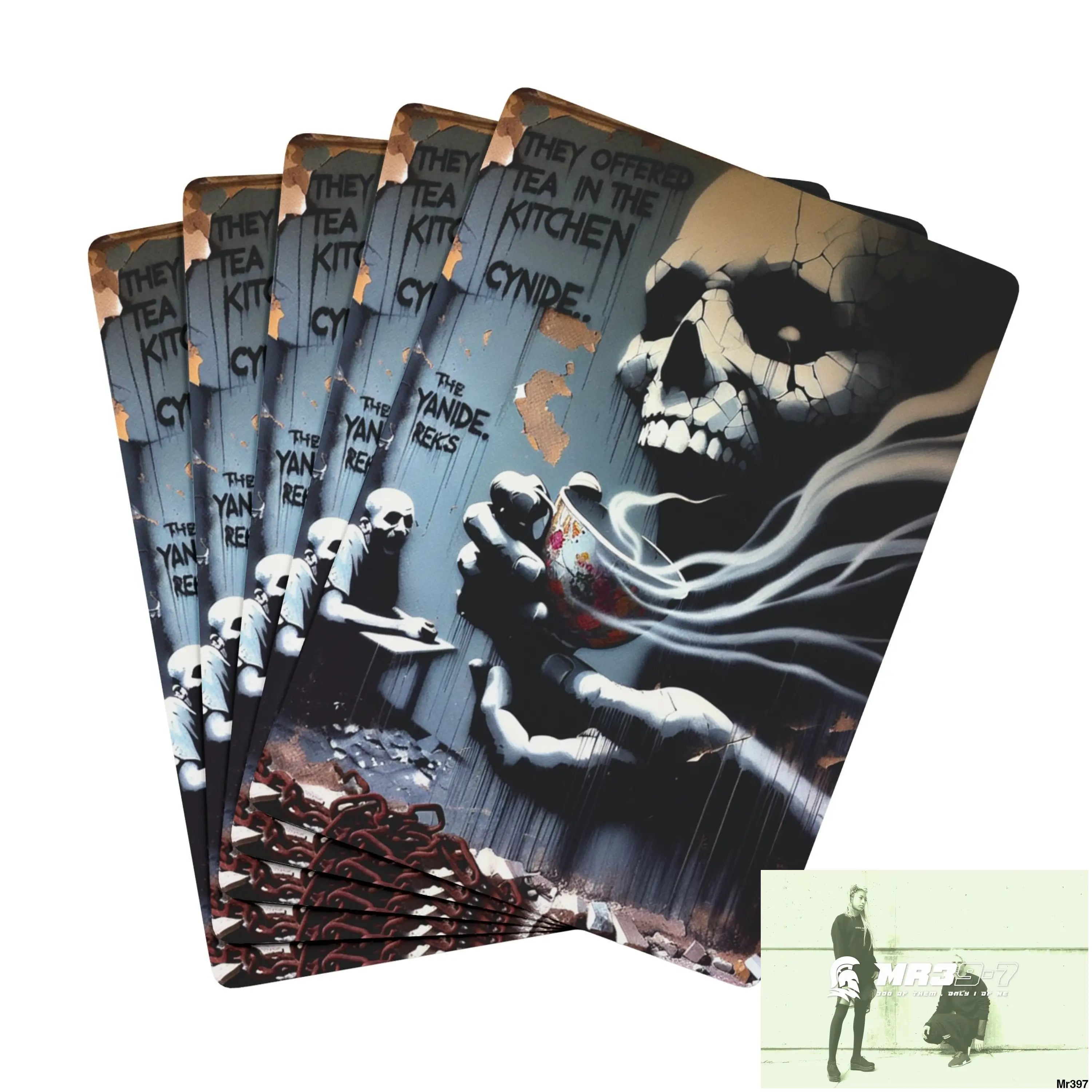 Banksy Inspired Inside A Mental Health VAR Cyanide Tea Assassination failure A1WDW December 2013 1 Ltd Edition Custom