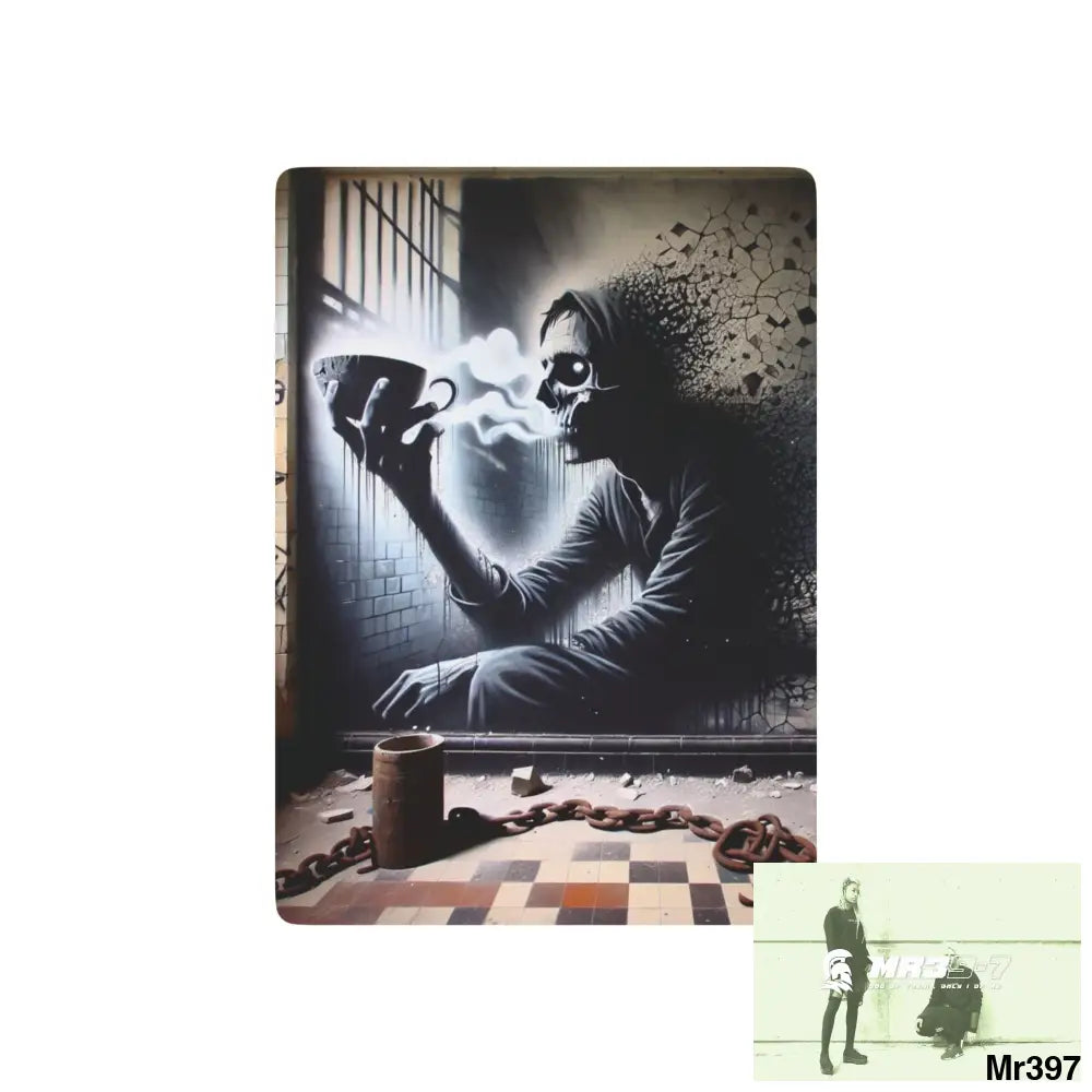 Banksy Inspired Inside A Mental Health VAR Cyanide Tea Assassination failure A1WDW December 2013 no2 Ltd Edition Custom