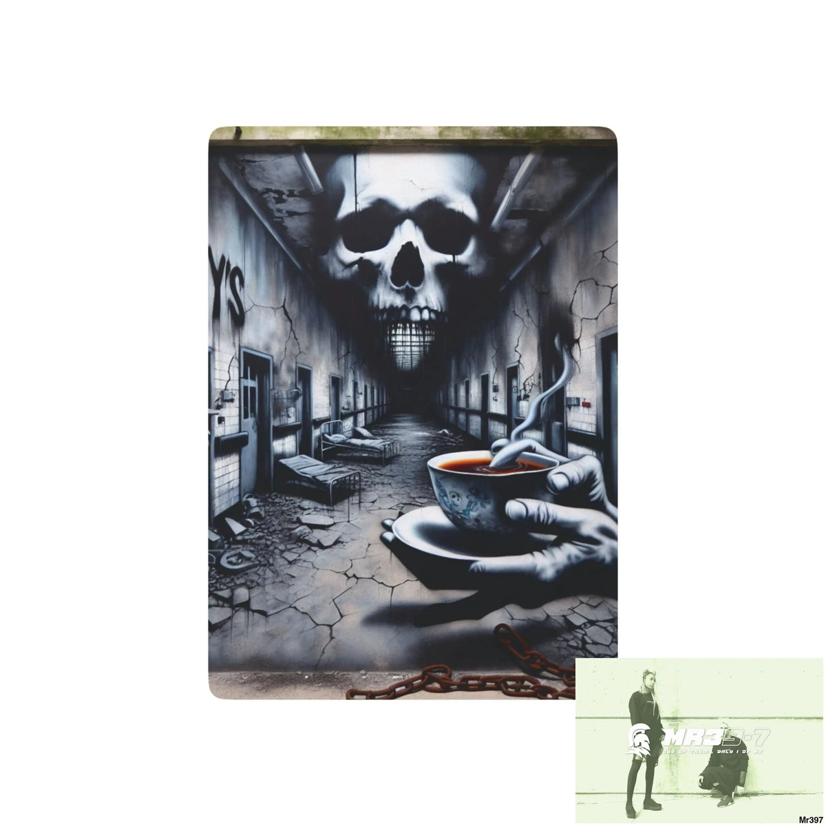 Banksy Inspired Inside A Mental Health VAR Cyanide Tea Assassination failure A1WDW December 2013 no3 Ltd Edition Custom