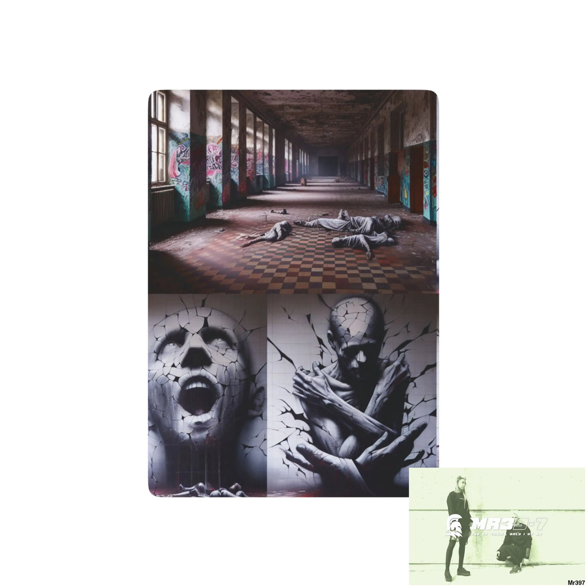 Banksy Inspired Inside A Mental Health VAR Cyanide Tea Assassination failure A1WDW December 2013 no4 part 1 Ltd Edition