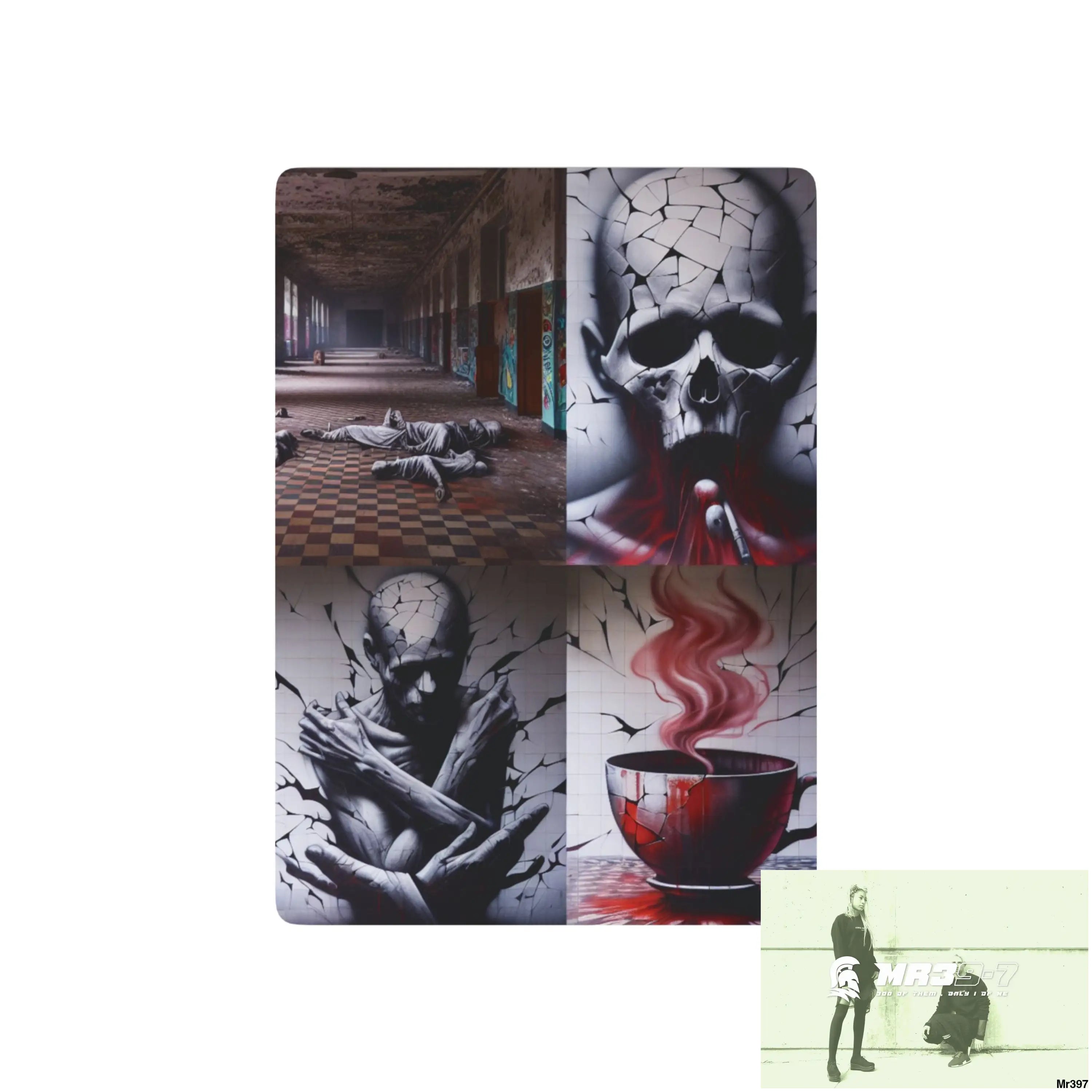 Banksy Inspired Inside A Mental Health VAR Cyanide Tea Assassination failure A1WDW December 2013 no5 part 2 Ltd Edition