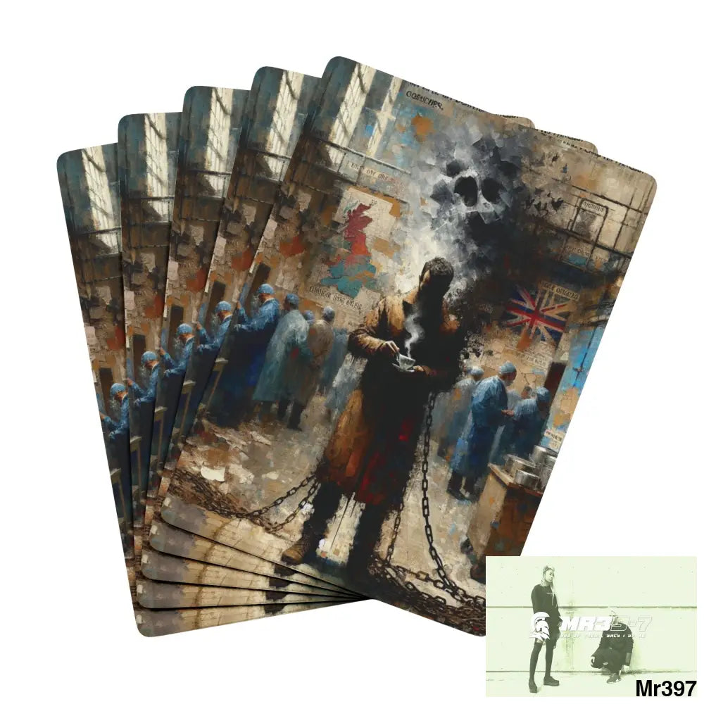 Banksy Inspired Inside A Mental Health VAR Cyanide Tea Assassination failure A1WDW December 2013 no6 part 2 Ltd Edition