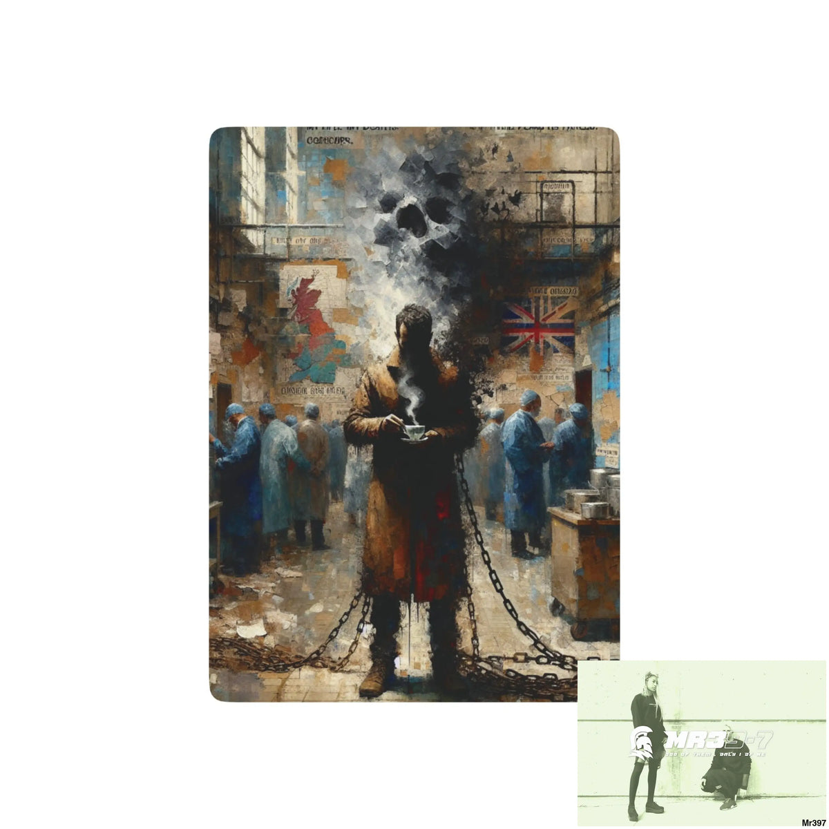 Banksy Inspired Inside A Mental Health VAR Cyanide Tea Assassination failure A1WDW December 2013 no6 part 2 Ltd Edition