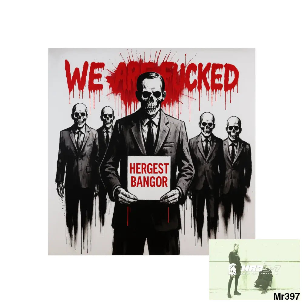 Banksy Inspired Inside A Mental Health VAR system Assassination failure Hergest 2012-2025 UK - Fine Art Posters 24″ x