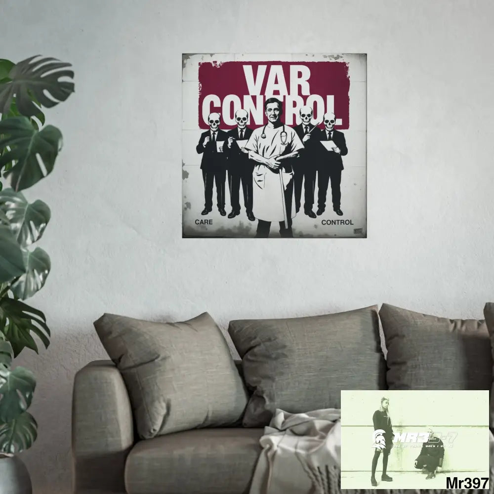 Banksy Inspired Inside A Mental Health VAR system Assassination failure NO 10 2012-2025 UK - Fine Art Posters Poster