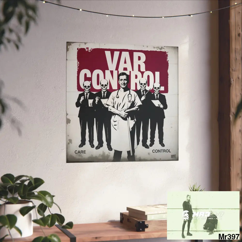 Banksy Inspired Inside A Mental Health VAR system Assassination failure NO 10 2012-2025 UK - Fine Art Posters Poster