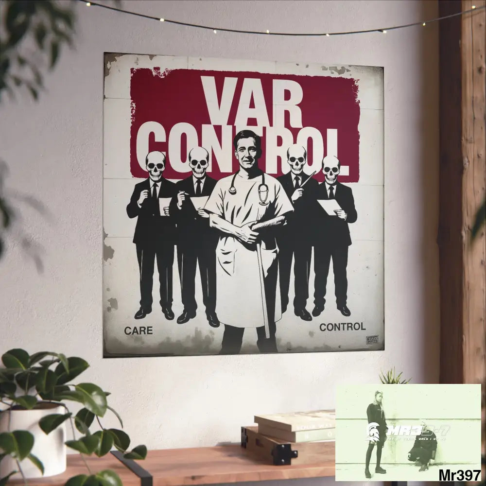 Banksy Inspired Inside A Mental Health VAR system Assassination failure NO 10 2012-2025 UK - Fine Art Posters Poster