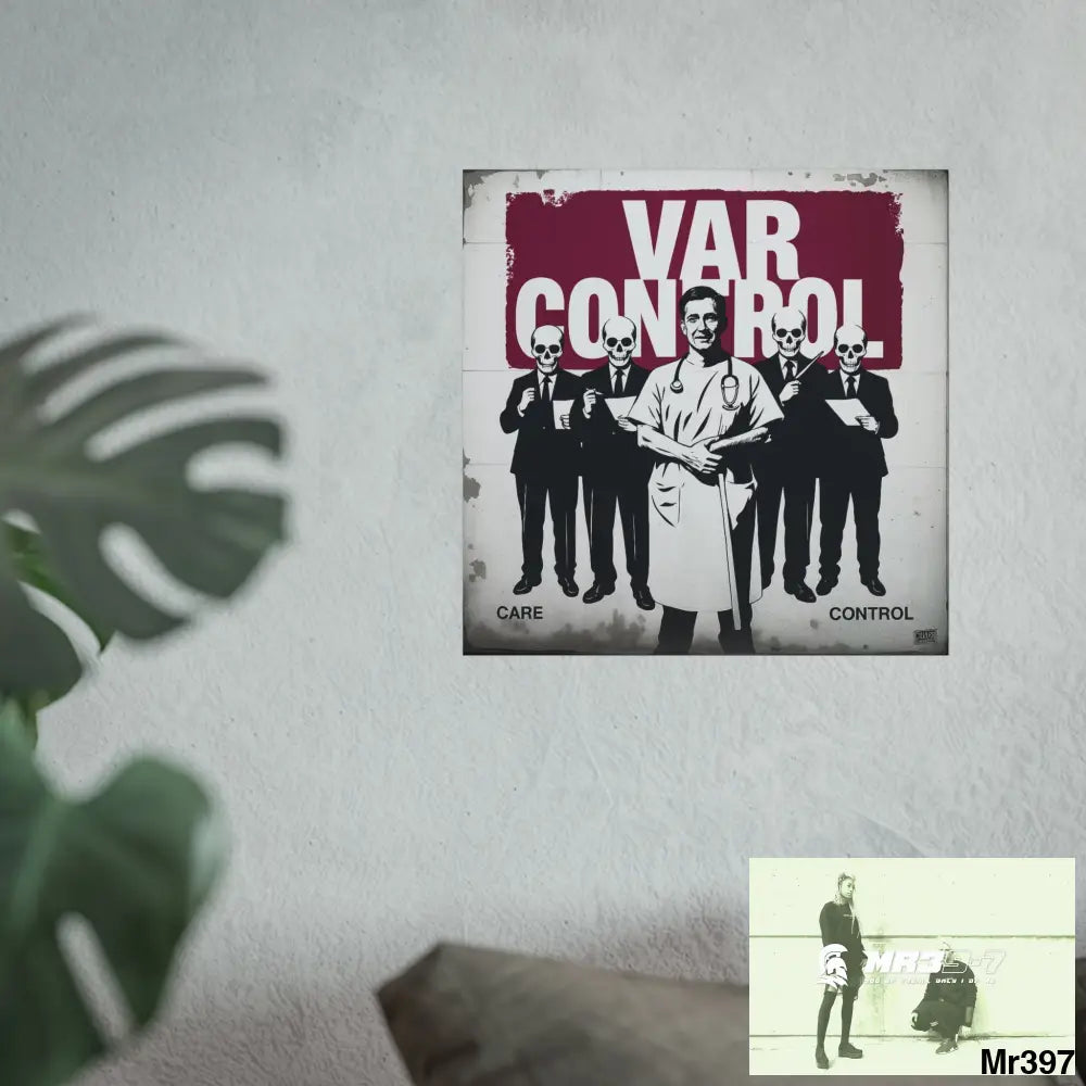 Banksy Inspired Inside A Mental Health VAR system Assassination failure NO 10 2012-2025 UK - Fine Art Posters Poster