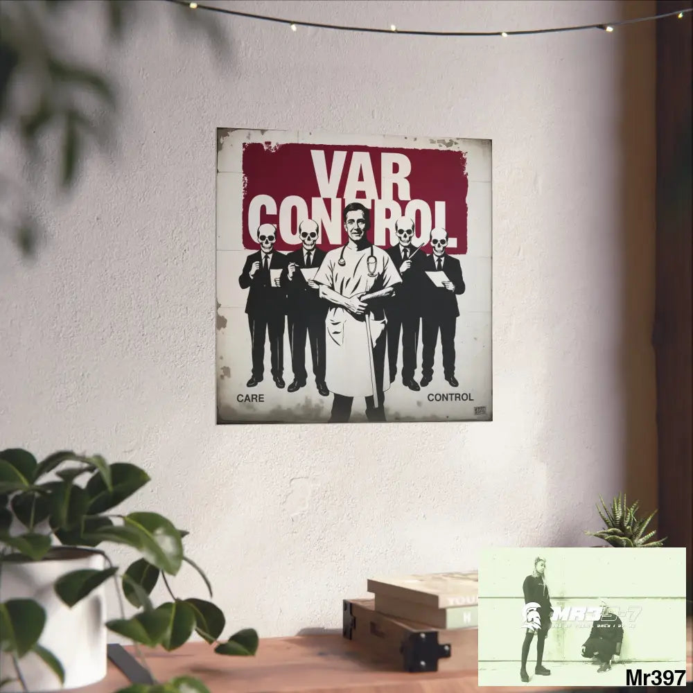 Banksy Inspired Inside A Mental Health VAR system Assassination failure NO 10 2012-2025 UK - Fine Art Posters Poster