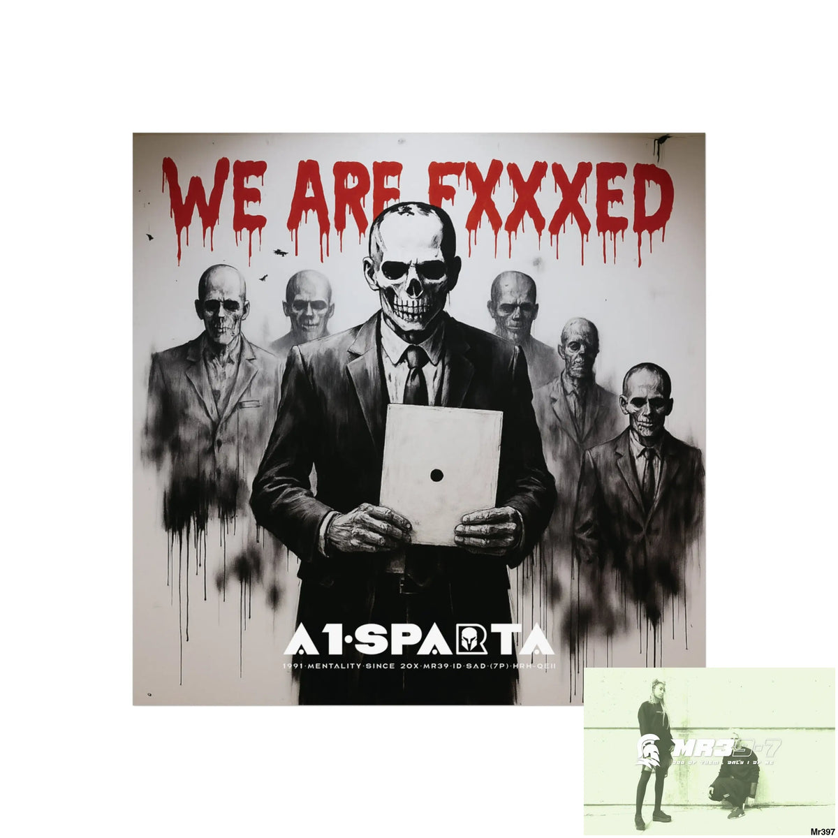 Banksy Inspired Inside A Mental Health VAR system Assassination failure NO 14 We are Fxxxed 2012-2025 UK - Fine Art