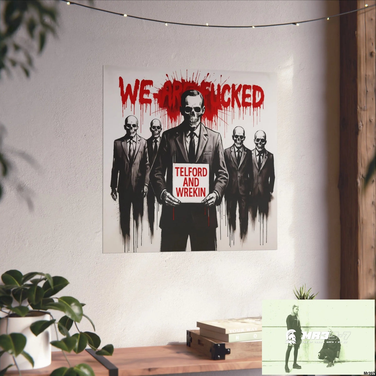 Banksy Inspired Inside A Mental Health VAR system Assassination failure Telford and Wrekin 2012-2025 UK - Fine Art
