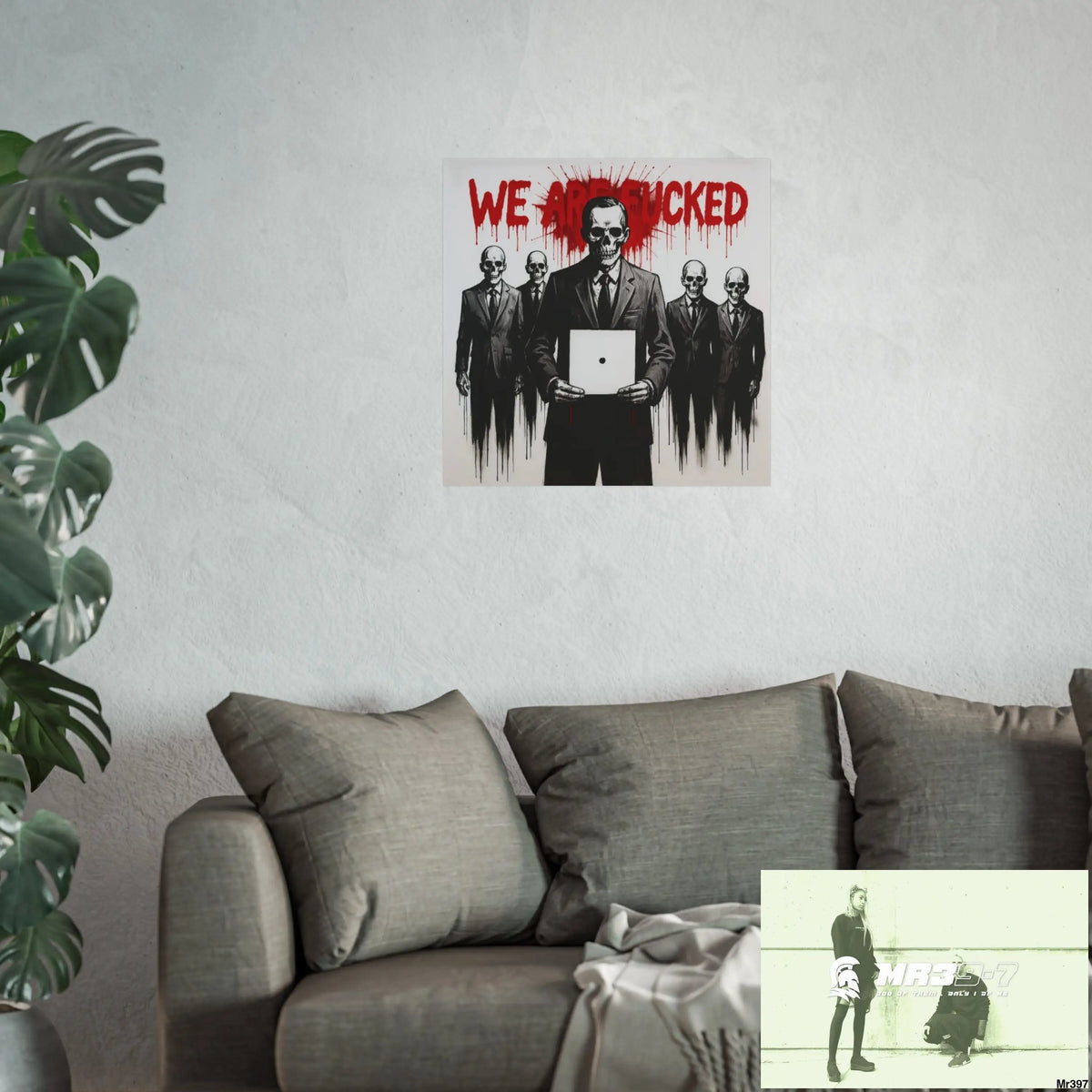 Banksy Inspired Inside A Mental Health VAR system Assassination failure Telford and Wrekin 2012-2025 UK - Fine Art