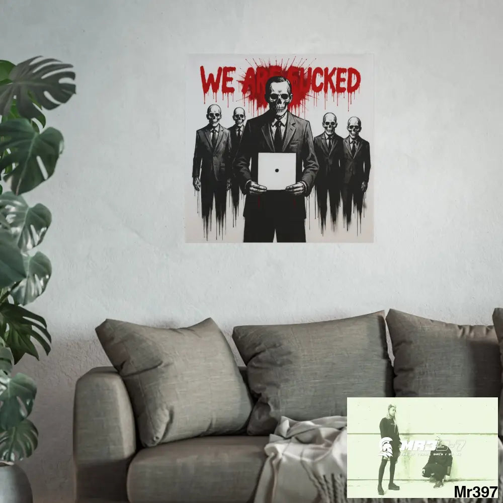 Banksy Inspired Inside A Mental Health VAR system Assassination failure Telford and Wrekin 2012-2025 UK - Fine Art