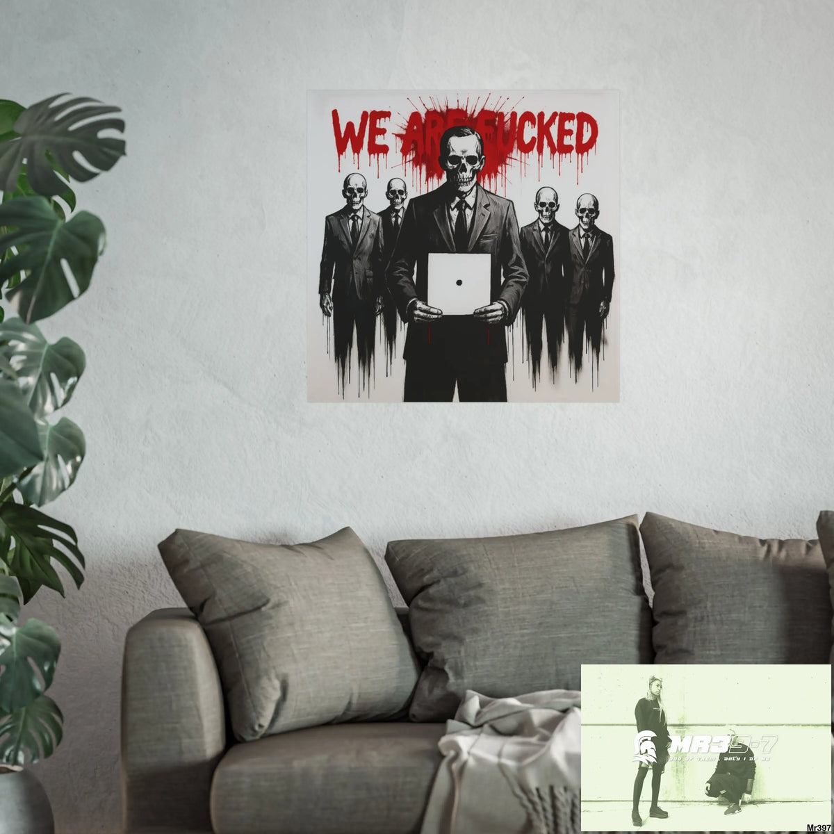 Banksy Inspired Inside A Mental Health VAR system Assassination failure Telford and Wrekin 2012-2025 UK - Fine Art