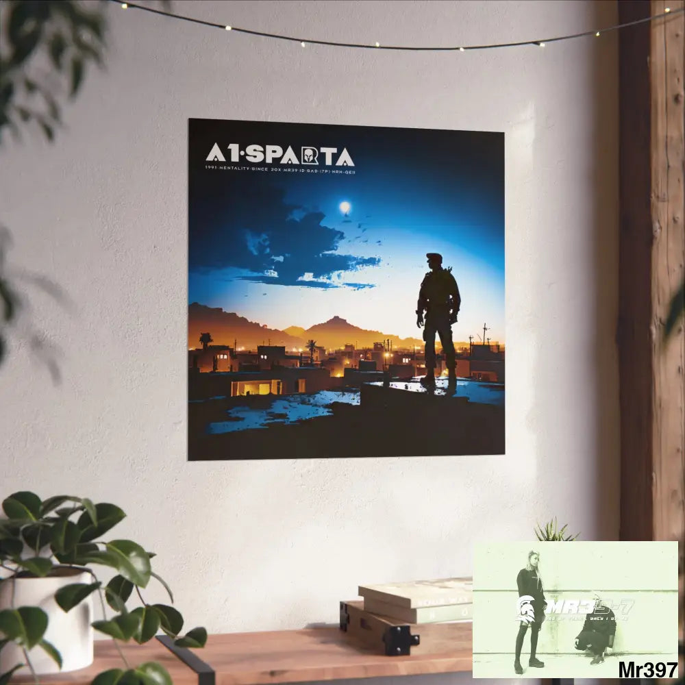 Banksy Style A1 Sparta Dahab Gold – “Rooftop Extraction & Red Sea Warning Egypt no 1 Fine Art Posters Poster