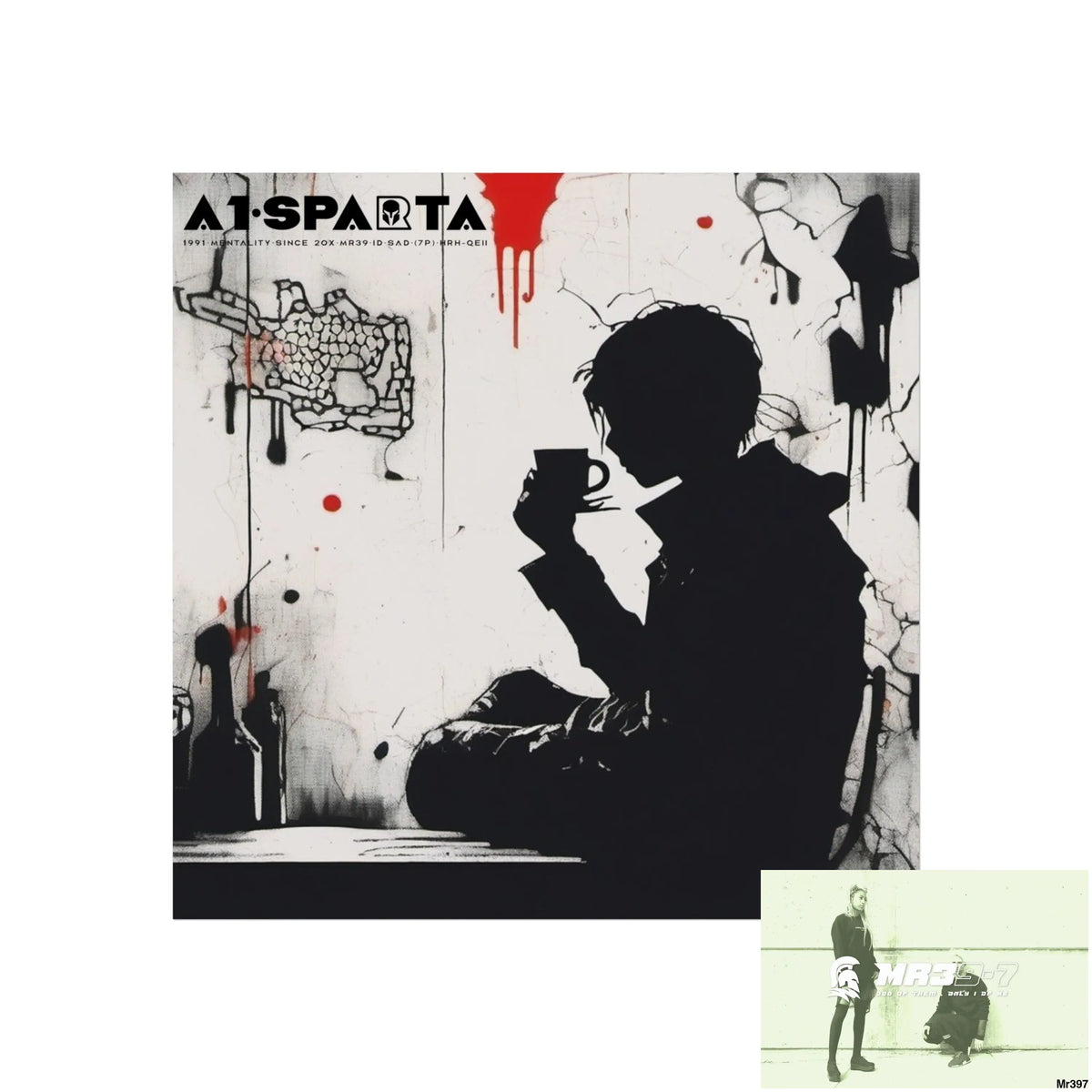 Banksy Style A1Sparta DAHAB GOLD — SCENE 4 Chain Around the Neck no 2 Fine Art Posters 16″ x 16″ / Matte Poster
