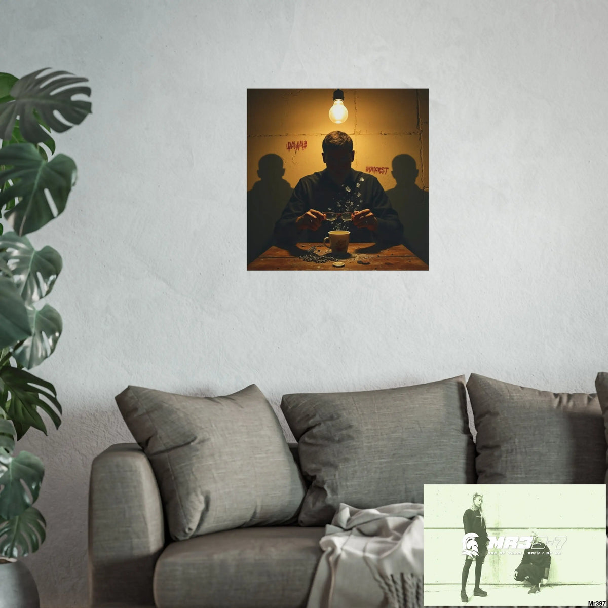 Banksy Style Dahab Gold scene 2 “Breaking the Glasses” no 1 Fine Art Posters Poster