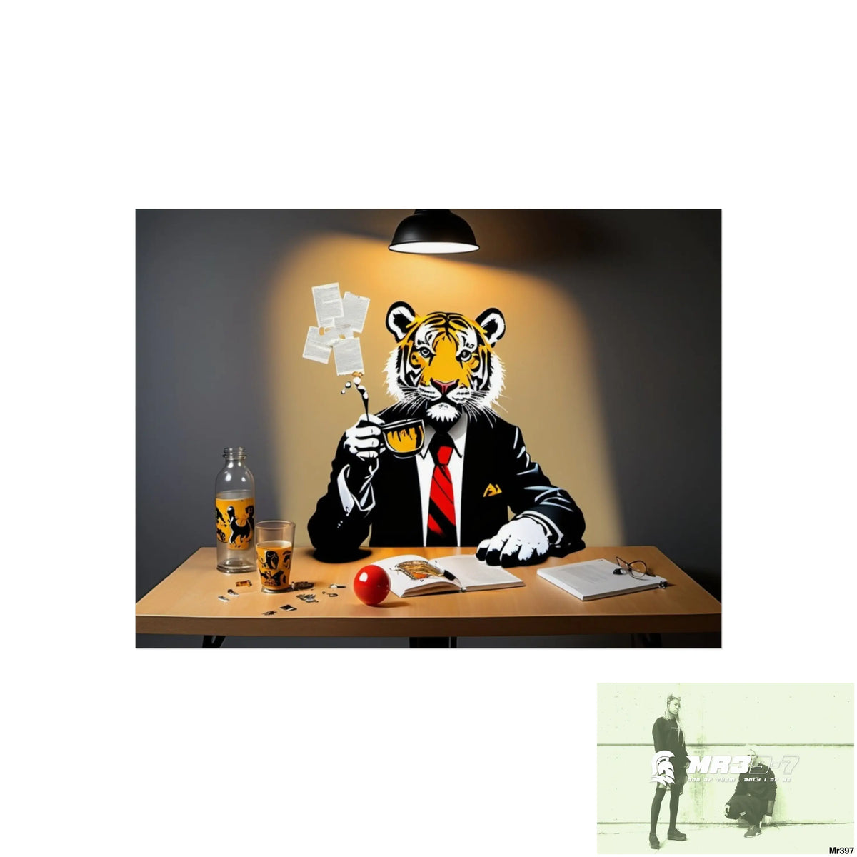 Banksy Style Dahab Gold scene 2 “Breaking the Glasses” no 12 Fine Art Posters 24″ x 18″ (Horizontal) / Matte Poster