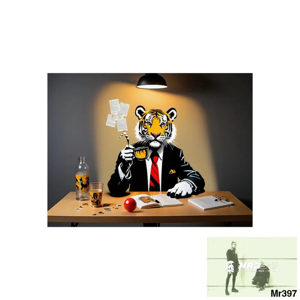 Banksy Style Dahab Gold scene 2 “Breaking the Glasses” no 12 Fine Art Posters 24″ x 18″ (Horizontal) / Matte Poster