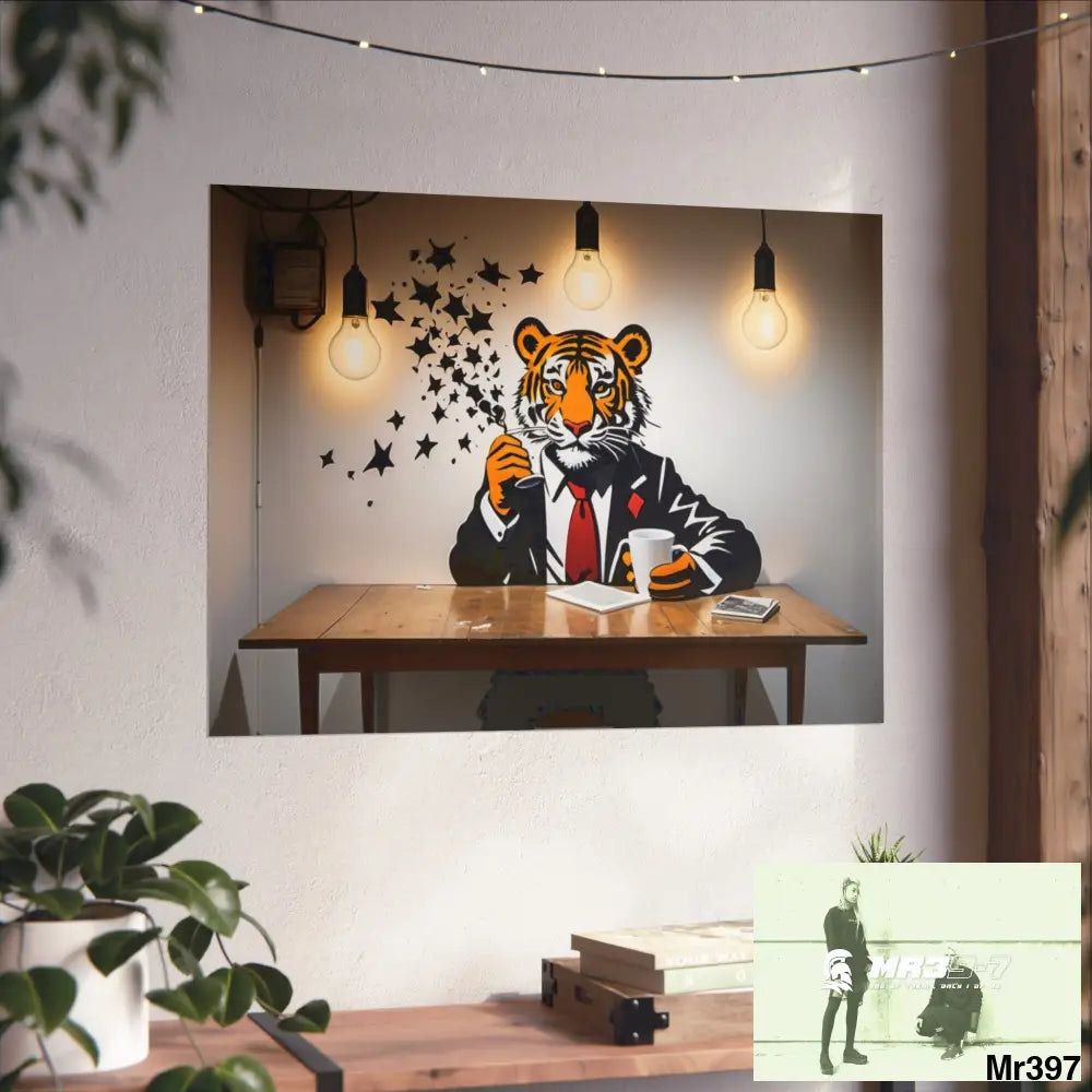 Banksy Style Dahab Gold scene 2 “Breaking the Glasses” no 14 Fine Art Posters Poster