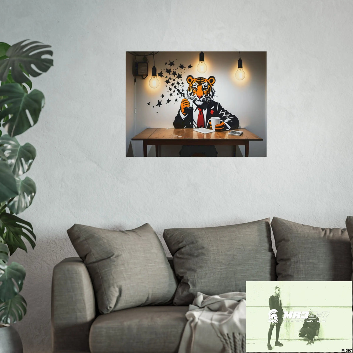 Banksy Style Dahab Gold scene 2 “Breaking the Glasses” no 14 Fine Art Posters Poster