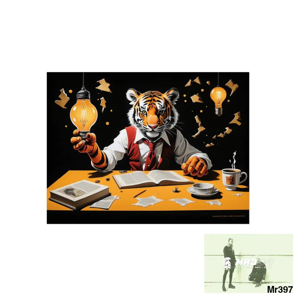 Banksy Style Dahab Gold scene 2 “Breaking the Glasses” no 17 Fine Art Posters 24″ x 18″ (Horizontal) / Matte Poster