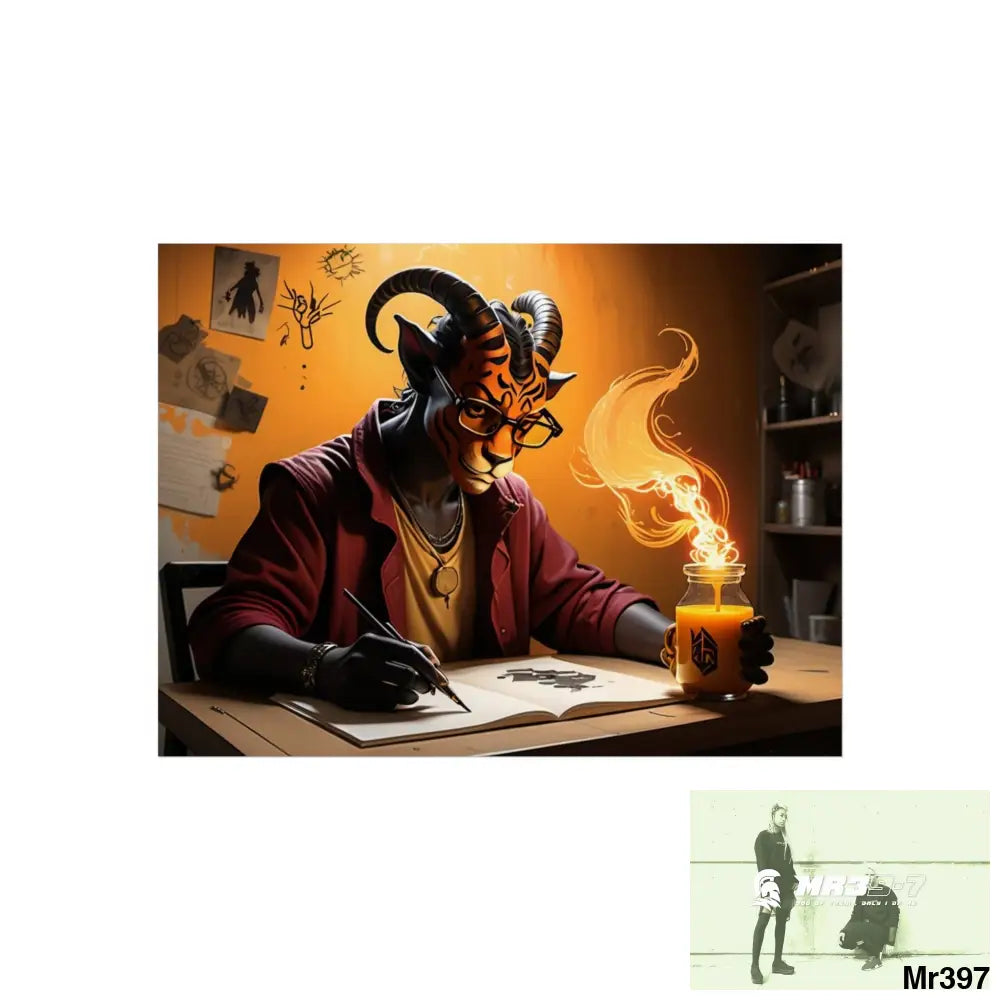 Banksy Style Dahab Gold scene 2 “Breaking the Glasses” no 18 Fine Art Posters 24″ x 18″ (Horizontal) / Matte Poster