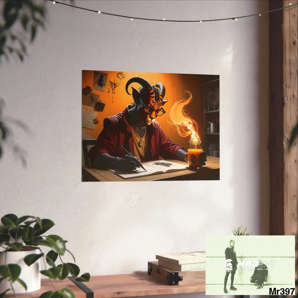 Banksy Style Dahab Gold scene 2 “Breaking the Glasses” no 18 Fine Art Posters Poster