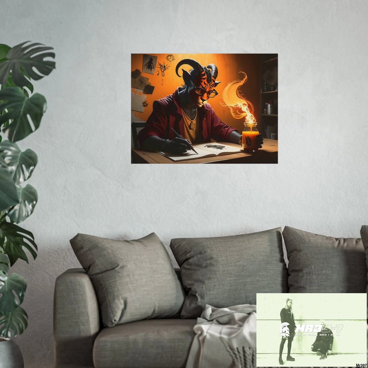 Banksy Style Dahab Gold scene 2 “Breaking the Glasses” no 18 Fine Art Posters Poster