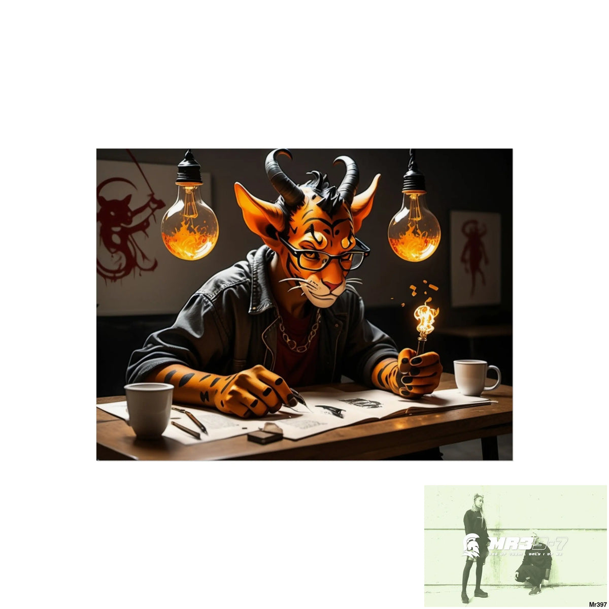 Banksy Style Dahab Gold scene 2 “Breaking the Glasses” no 19 Fine Art Posters 32’’ x 24’’ (Horizontal) / Matte Poster