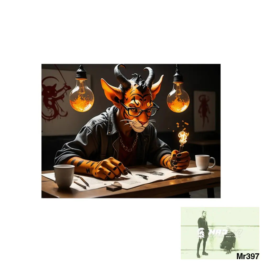 Banksy Style Dahab Gold scene 2 “Breaking the Glasses” no 19 Fine Art Posters 32’’ x 24’’ (Horizontal) / Matte Poster