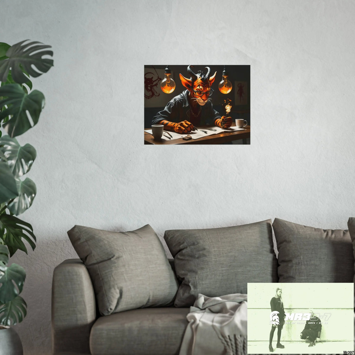 Banksy Style Dahab Gold scene 2 “Breaking the Glasses” no 19 Fine Art Posters Poster