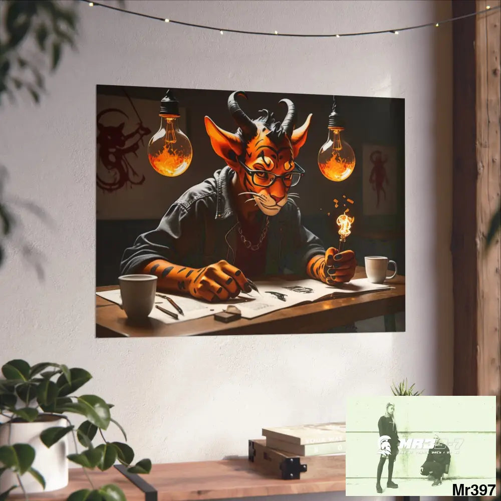 Banksy Style Dahab Gold scene 2 “Breaking the Glasses” no 19 Fine Art Posters Poster