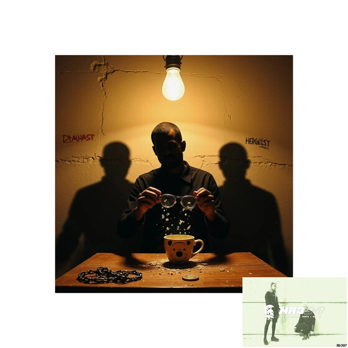 Banksy Style Dahab Gold scene 2 “Breaking the Glasses” no 3 Fine Art Posters 16″ x 16″ / Matte Poster