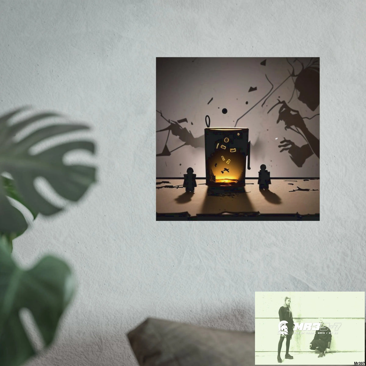 Banksy Style Dahab Gold scene 2 “Breaking the Glasses” no 6 Fine Art Posters Poster