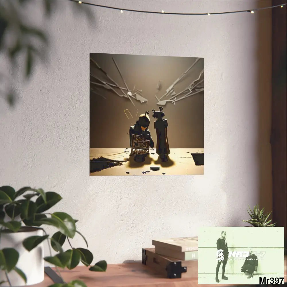 Banksy Style Dahab Gold scene 2 “Breaking the Glasses” no 7 Fine Art Posters Poster