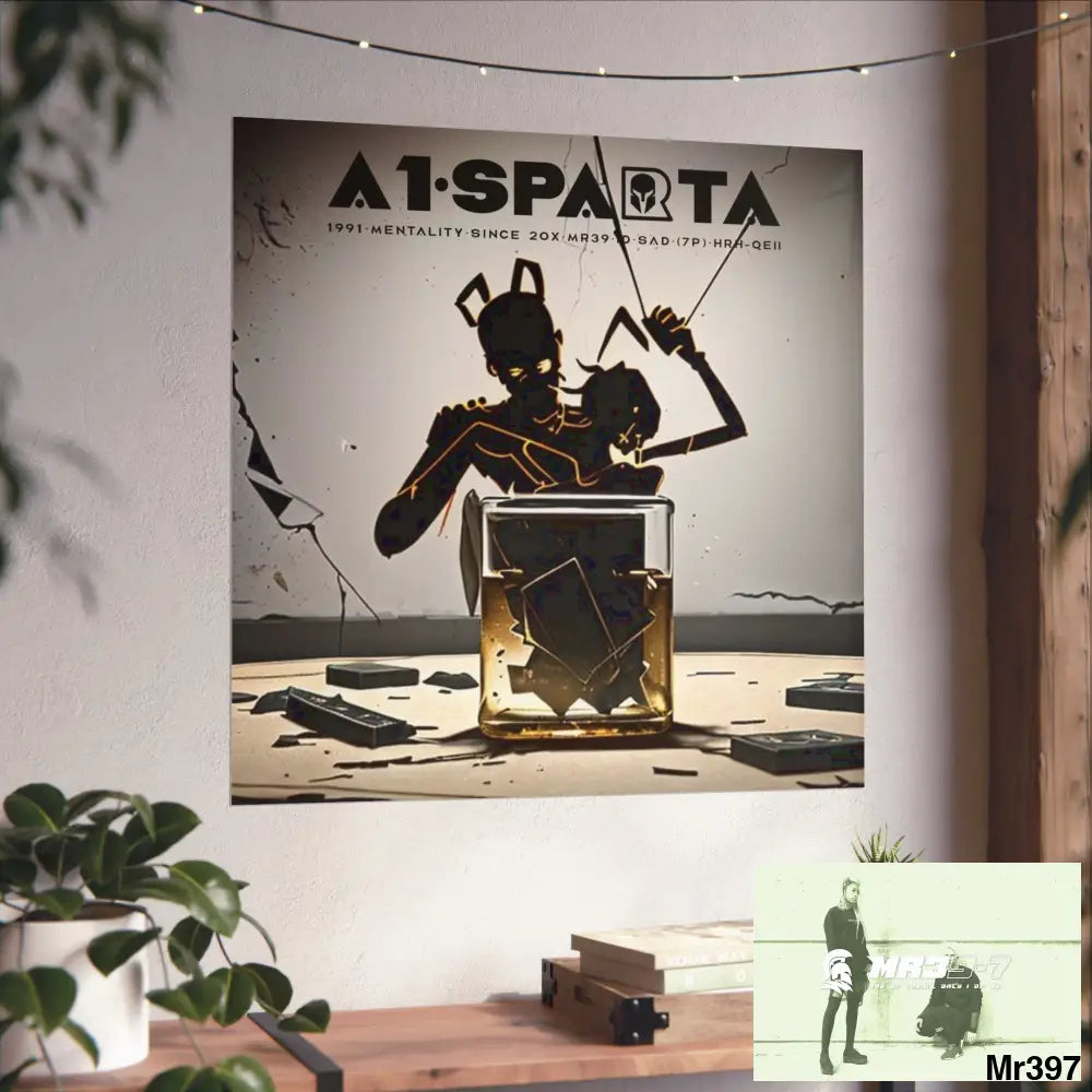 Banksy Style Dahab Gold scene 2 “Breaking the Glasses” no 8 Fine Art Posters Poster